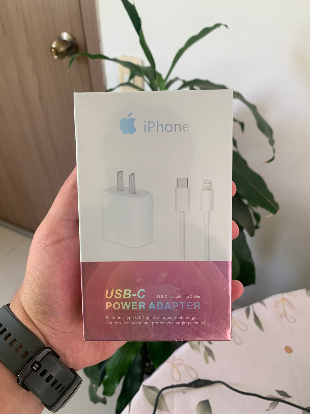 Cargador 20W USB-C + Cable Lightning