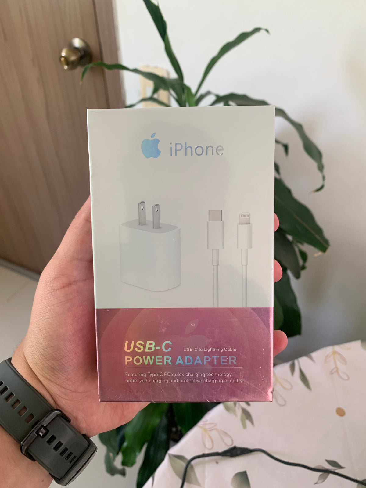Cargador 20W USB-C + Cable Lightning