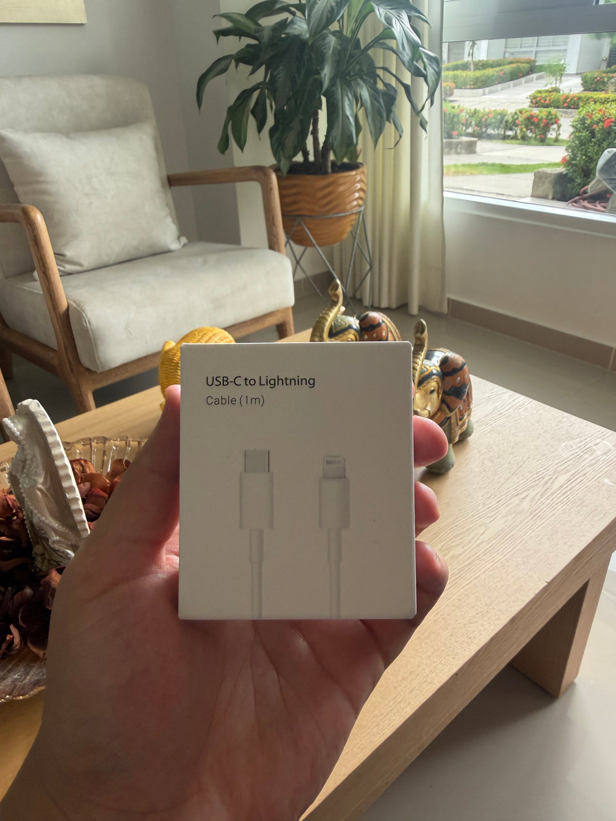 Cable USB-C a Lightning 1 m · Carga Rápida