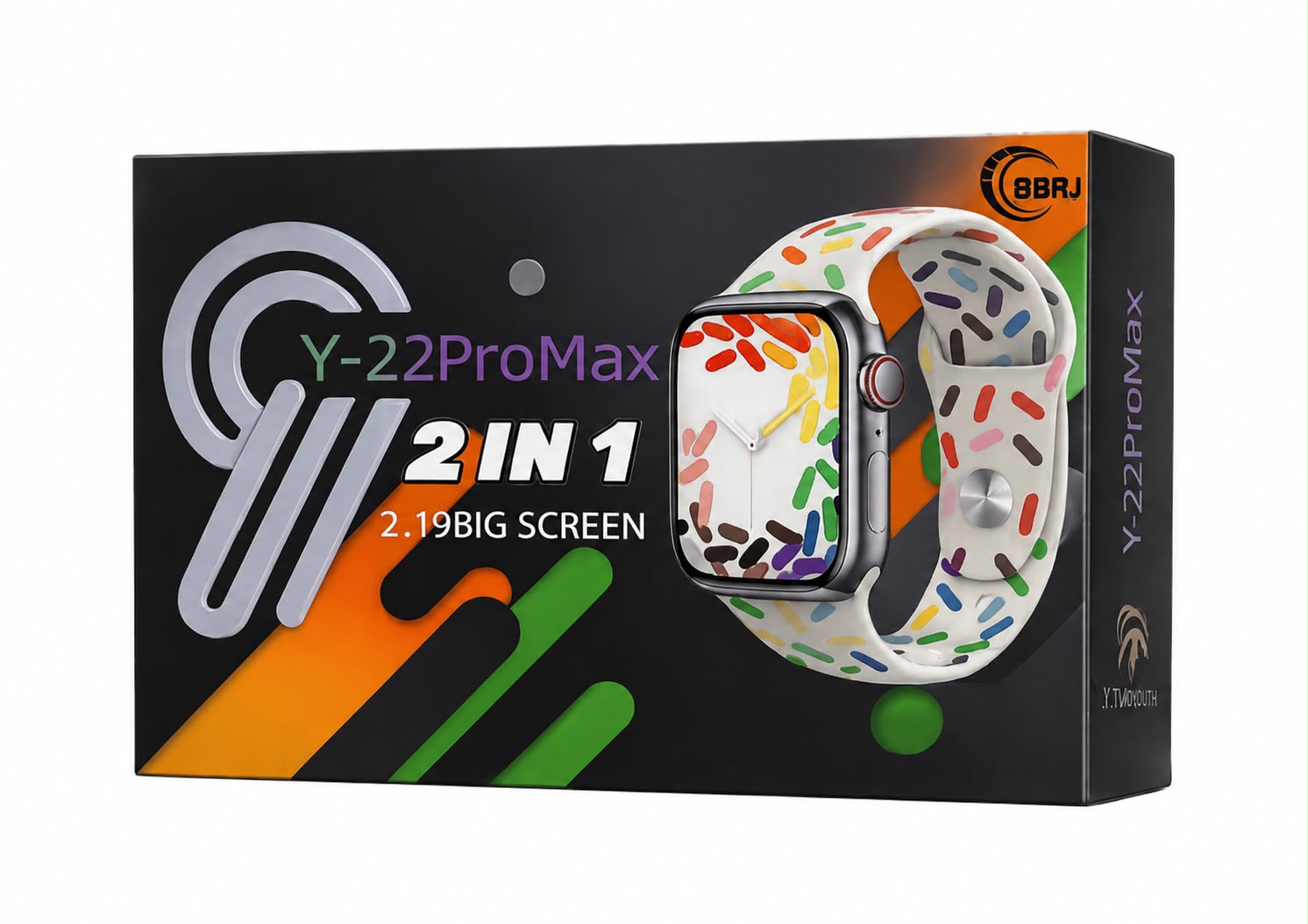 Smartwatch Y-22 Pro Max 2 en 1 · Pantalla 2.19”