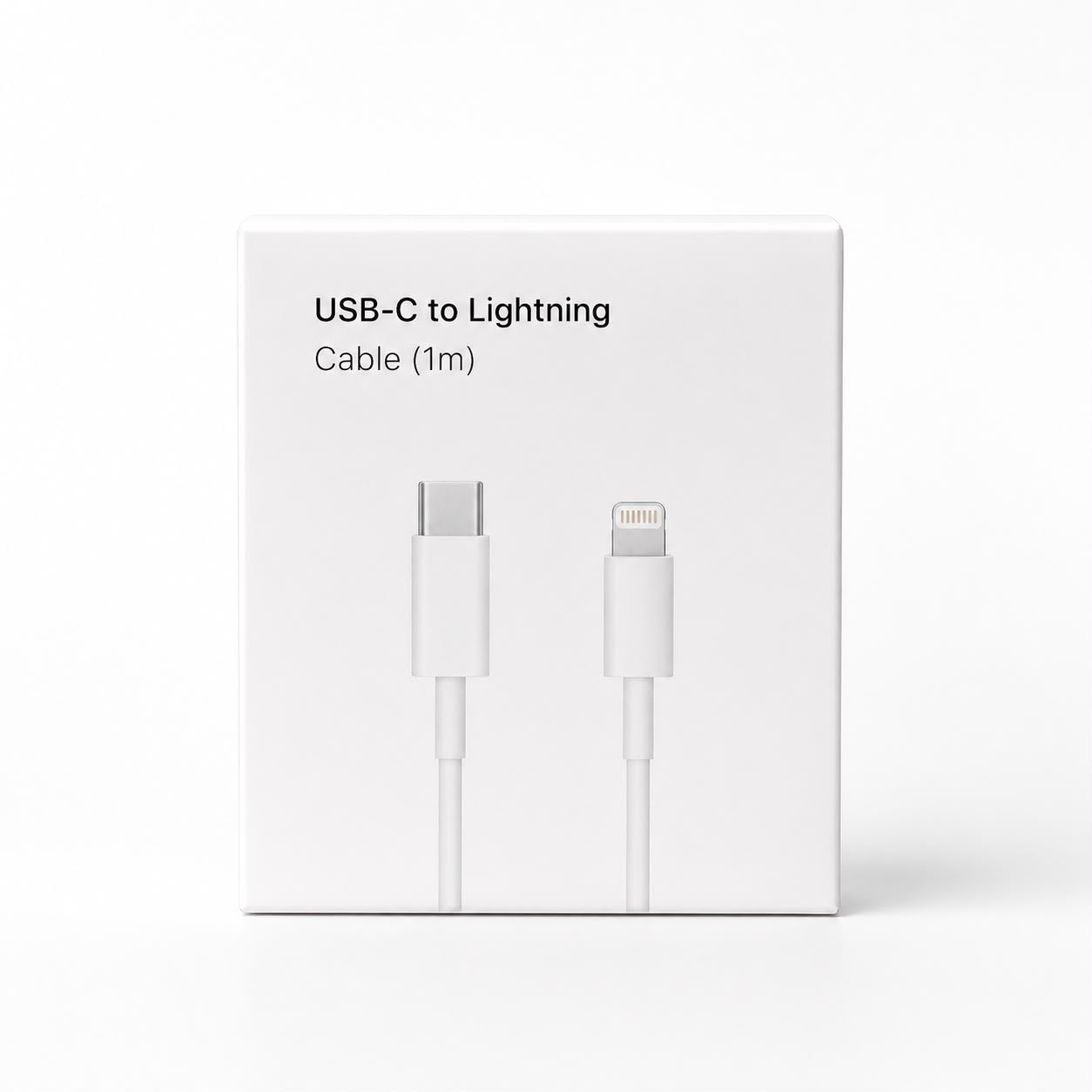Cable USB-C a Lightning 1 m · Carga Rápida