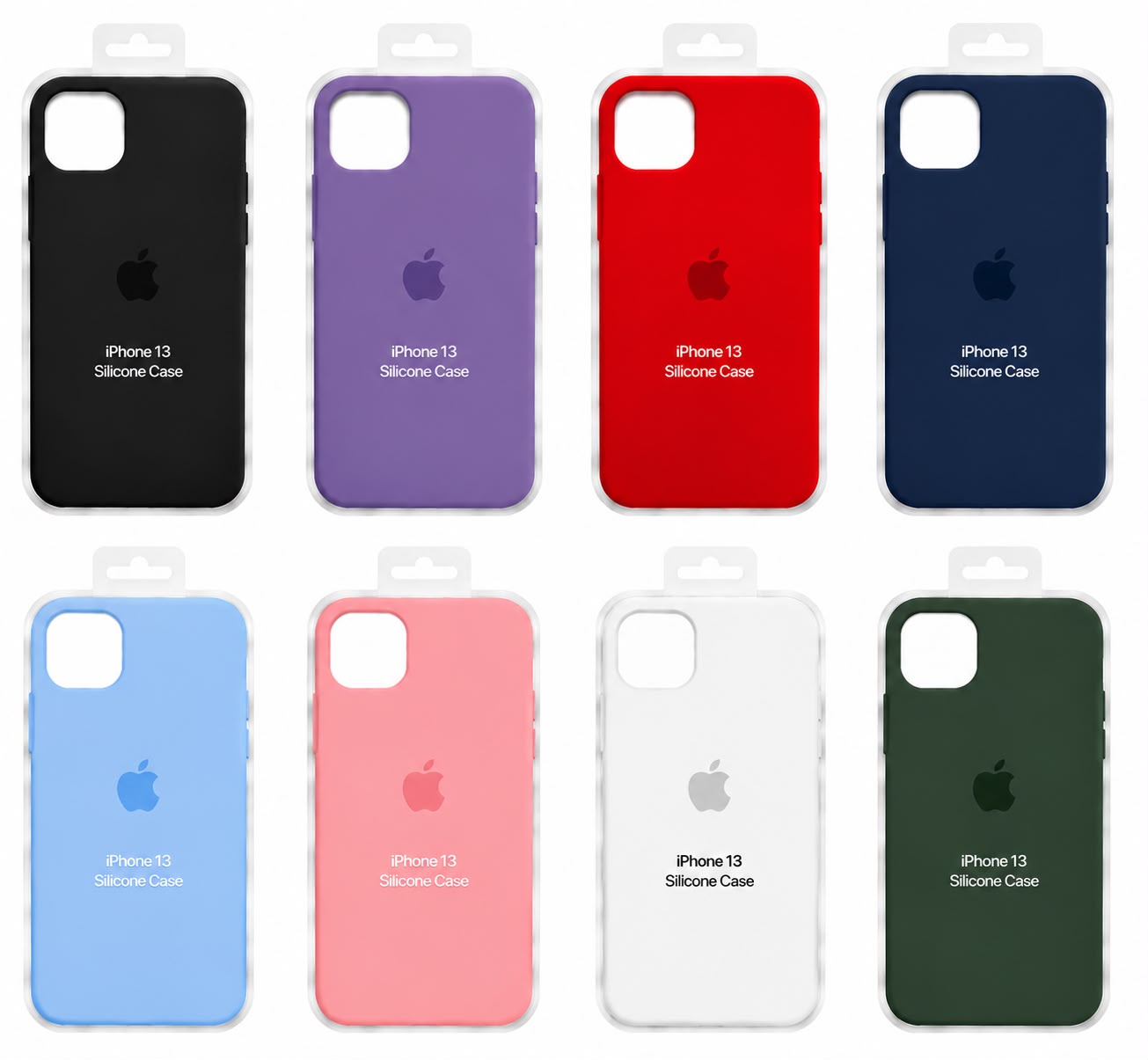 Forro de Silicona para iPhone iPhone 13 · colores disponibles