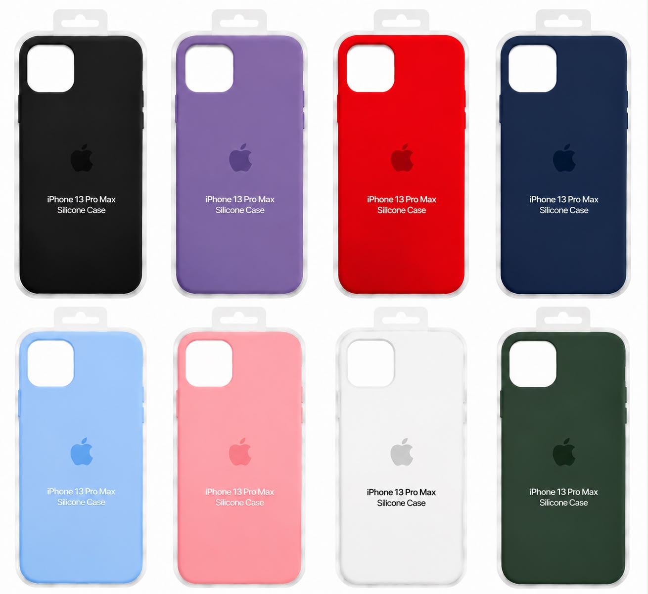 Forro de Silicona para iPhone iPhone 13 Pro Max · colores disponibles