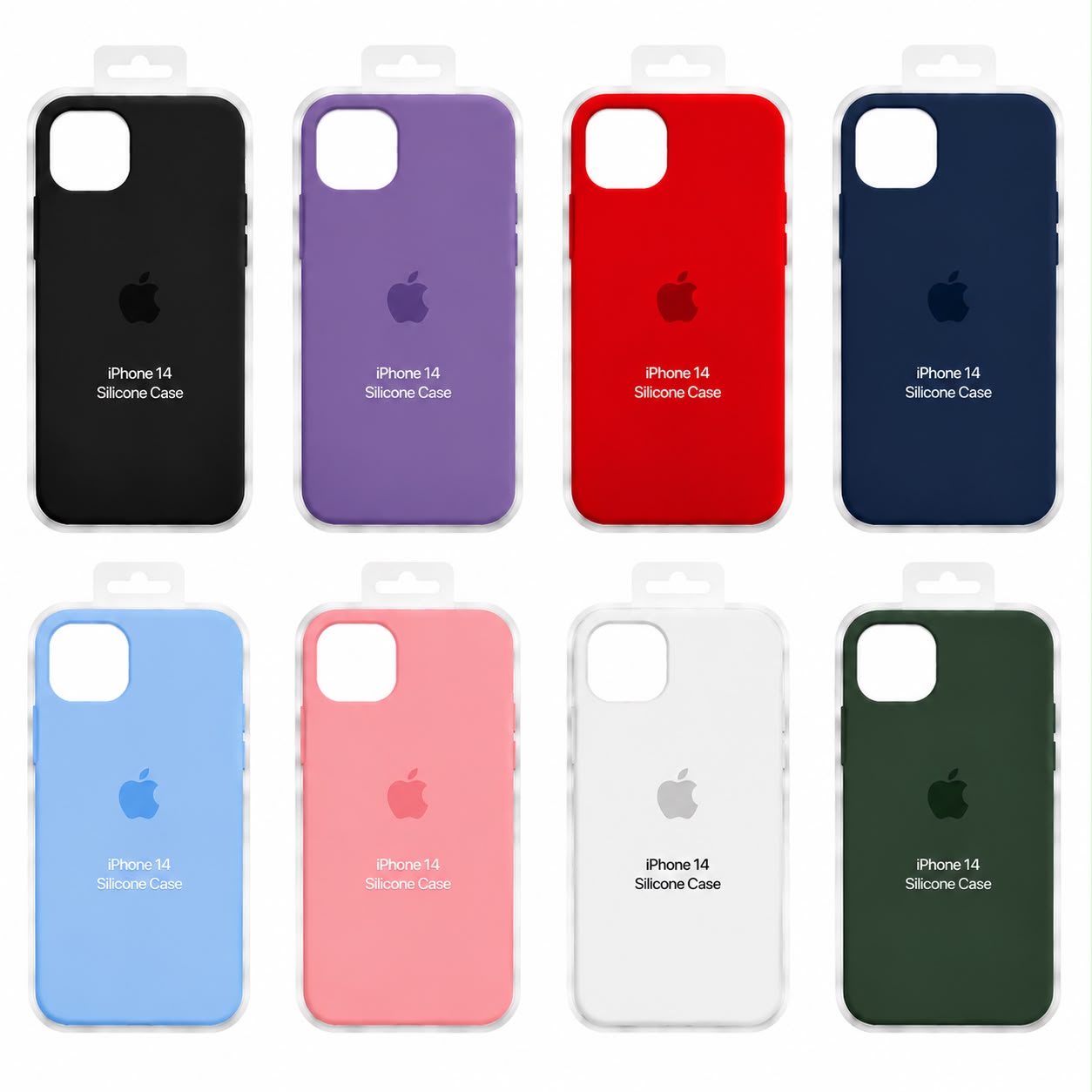 Forro de Silicona para iPhone iPhone 14 · colores disponibles