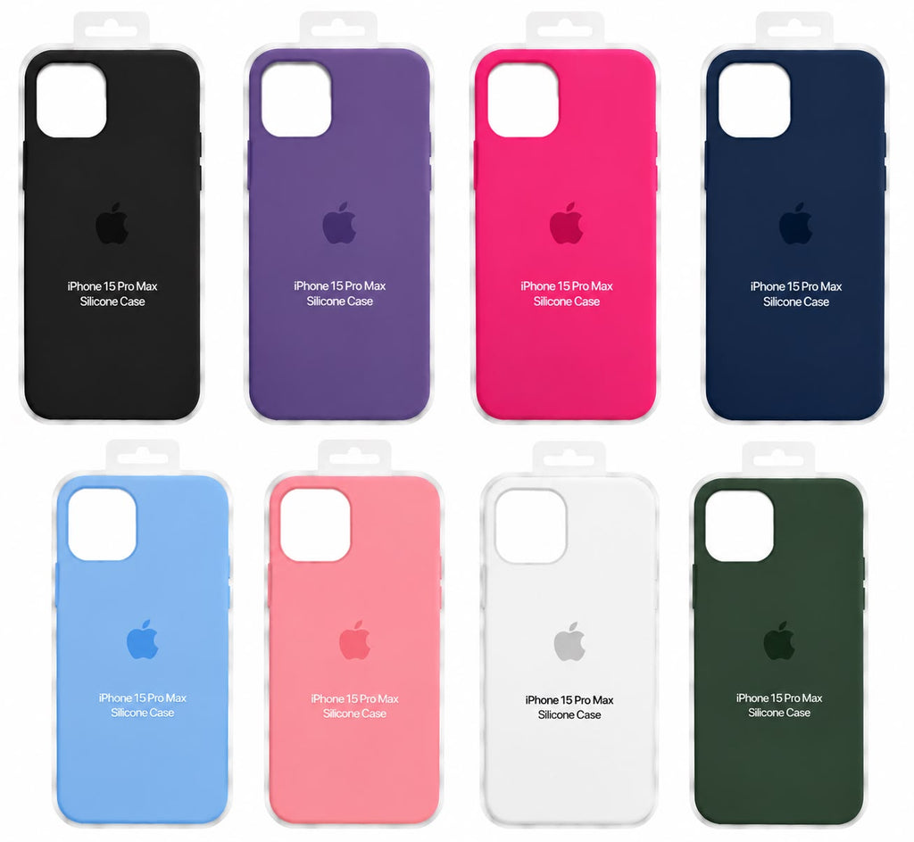 Forro de Silicona para iPhone iPhone 15 Pro Max · colores disponibles
