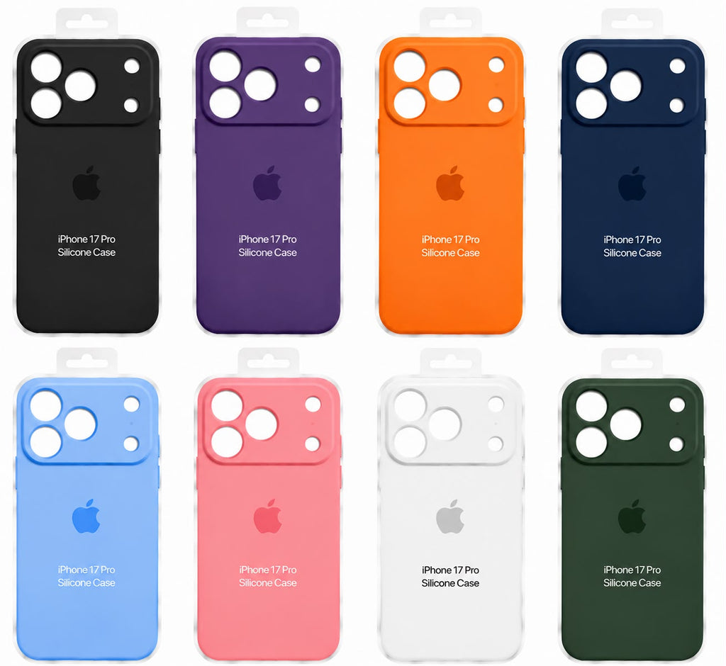 Forro de Silicona para iPhone iPhone 17 Pro · colores disponibles