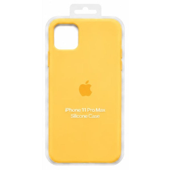 Forro de Silicona para iPhone iPhone 11 Pro Max · Amarillo