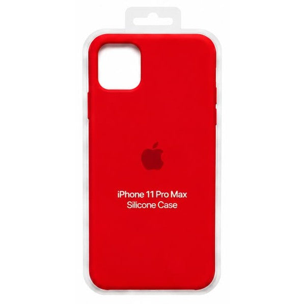 Forro de Silicona para iPhone iPhone 11 Pro Max · Rojo