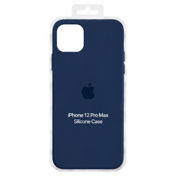 Forro de Silicona para iPhone iPhone 12 Pro Max · Azul oscuro
