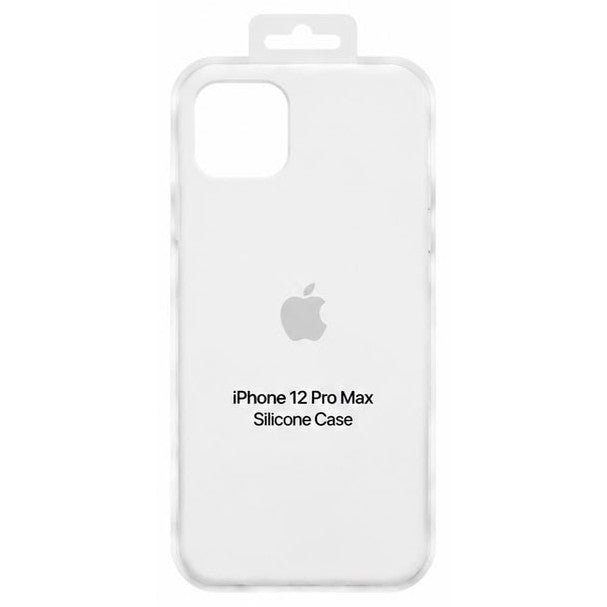 Forro de Silicona para iPhone iPhone 12 Pro Max · Blanco