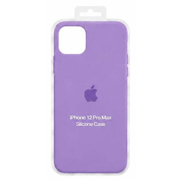 Forro de Silicona para iPhone iPhone 12 Pro Max · Morado