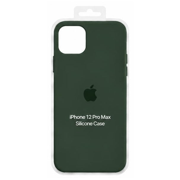 Forro de Silicona para iPhone iPhone 12 Pro Max · Verde oscuro