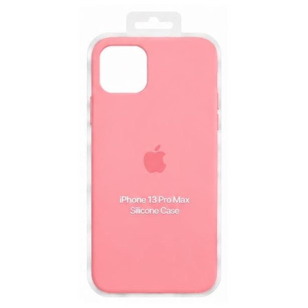 Forro de Silicona para iPhone iPhone 13 Pro Max · Rosado