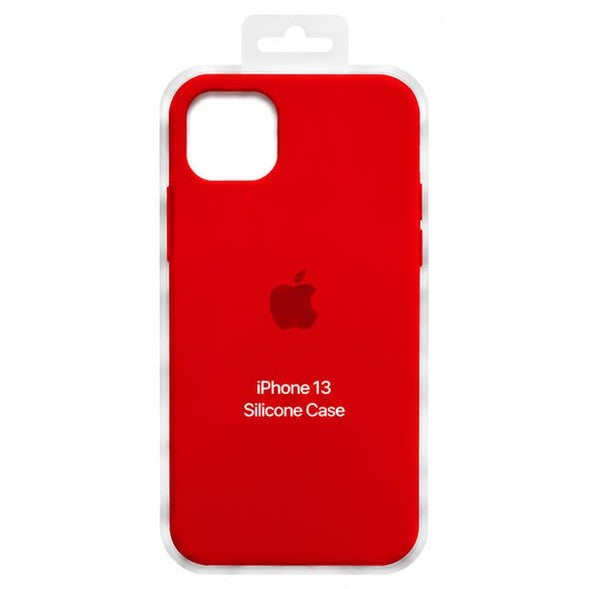 Forro de Silicona para iPhone iPhone 13 · Rojo