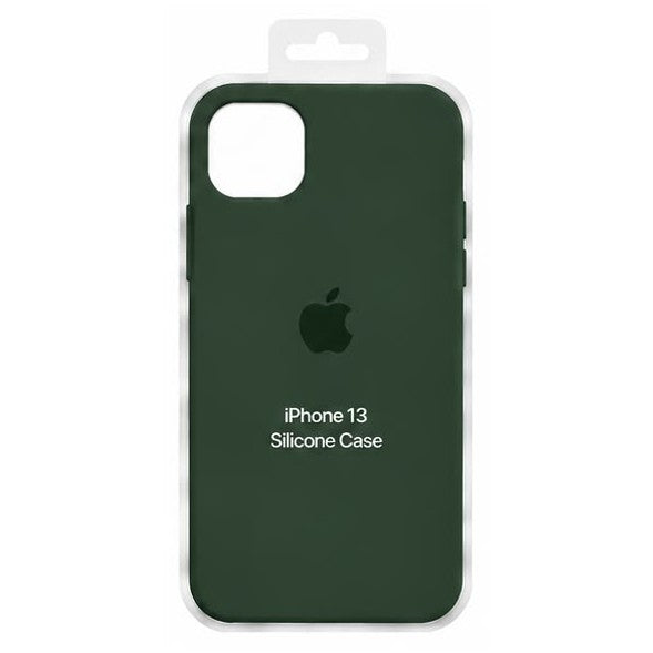 Forro de Silicona para iPhone iPhone 13 · Verde oscuro