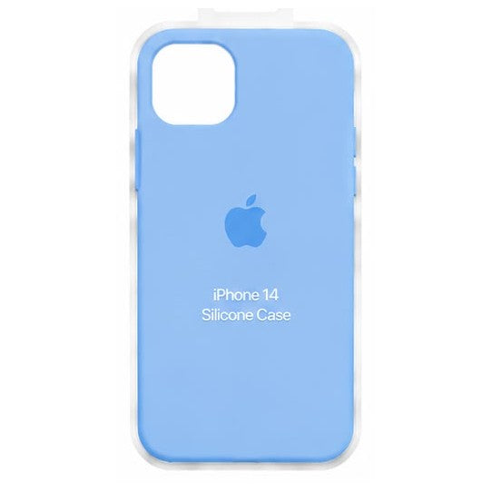 Forro de Silicona para iPhone iPhone 14 · Azul claro