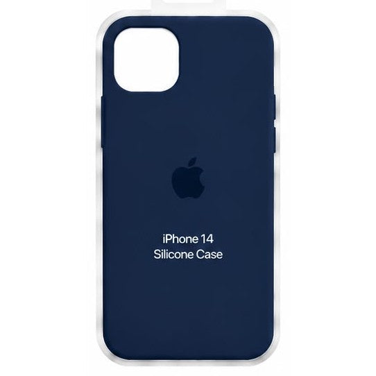Forro de Silicona para iPhone iPhone 14 · Azul oscuro