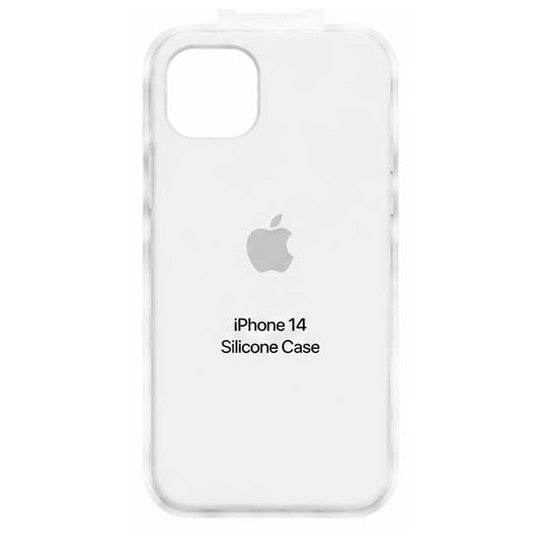 Forro de Silicona para iPhone iPhone 14 · Blanco