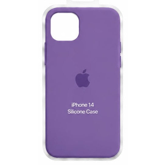 Forro de Silicona para iPhone iPhone 14 · Morado