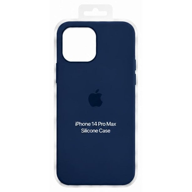 Forro de Silicona para iPhone iPhone 14 Pro Max · Azul oscuro