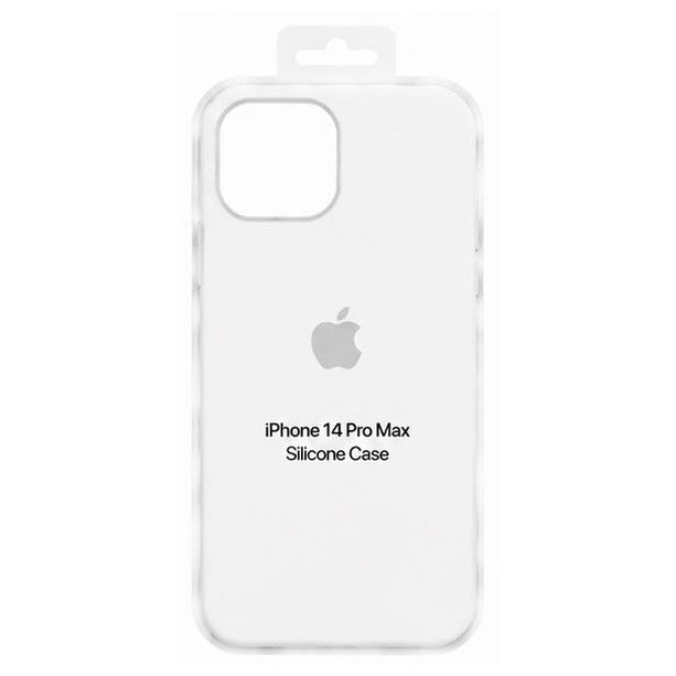 Forro de Silicona para iPhone iPhone 14 Pro Max · Blanco