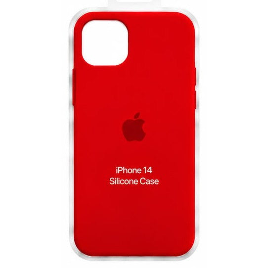 Forro de Silicona para iPhone iPhone 14 · Rojo