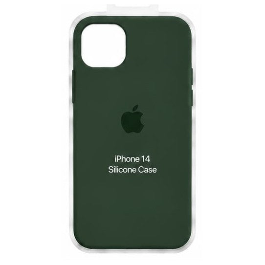 Forro de Silicona para iPhone iPhone 14 · Verde oscuro