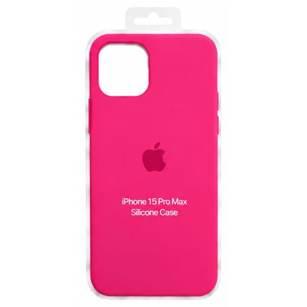 Forro de Silicona para iPhone iPhone 15 Pro Max · Fucsia
