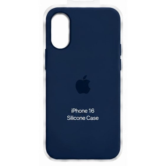 Forro de Silicona para iPhone iPhone 16 · Azul oscuro