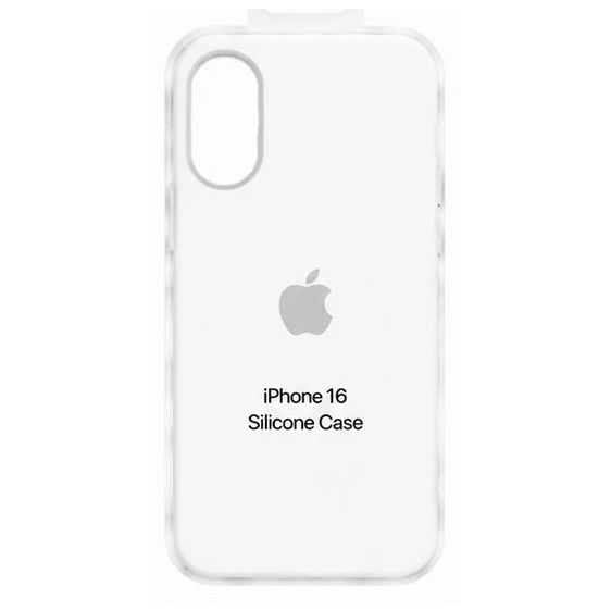 Forro de Silicona para iPhone iPhone 16 · Blanco