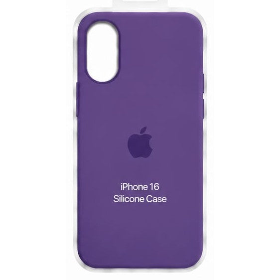 Forro de Silicona para iPhone iPhone 16 · Morado