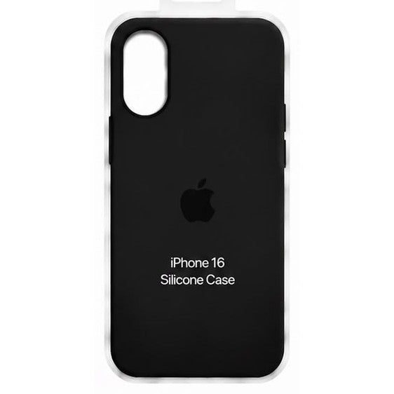 Forro de Silicona para iPhone iPhone 16 · Negro