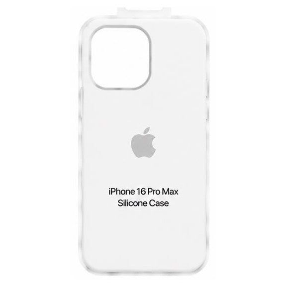 Forro de Silicona para iPhone iPhone 16 Pro Max · Blanco