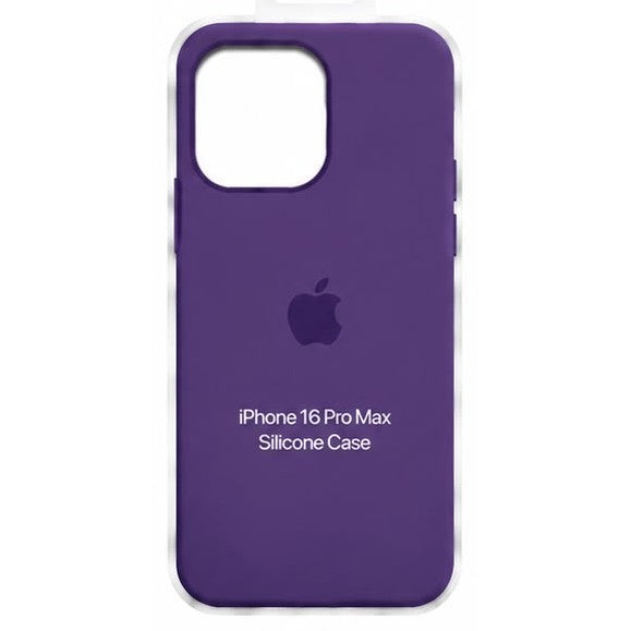 Forro de Silicona para iPhone iPhone 16 Pro Max · Morado