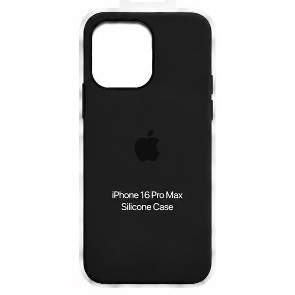 Forro de Silicona para iPhone iPhone 16 Pro Max · Negro