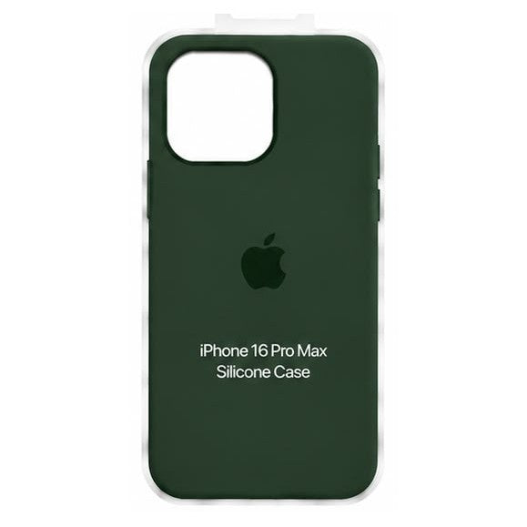Forro de Silicona para iPhone iPhone 16 Pro Max · Verde oscuro
