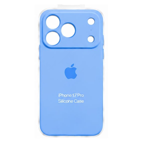 Forro de Silicona para iPhone iPhone 17 Pro · Azul claro