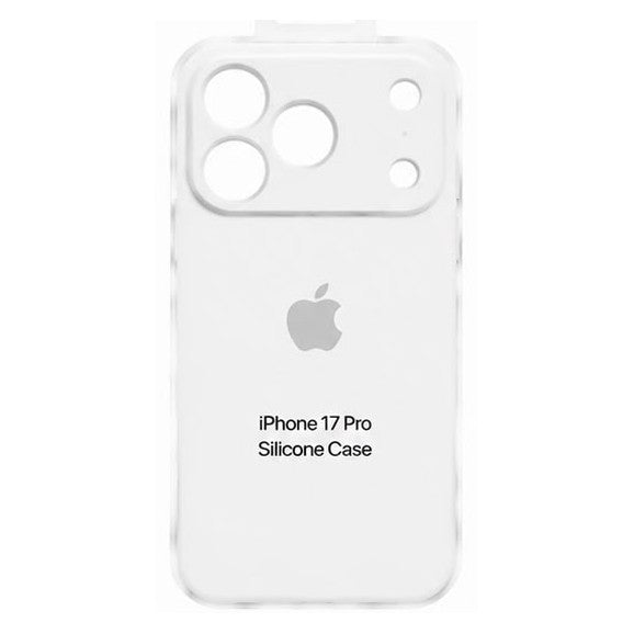 Forro de Silicona para iPhone iPhone 17 Pro · Blanco