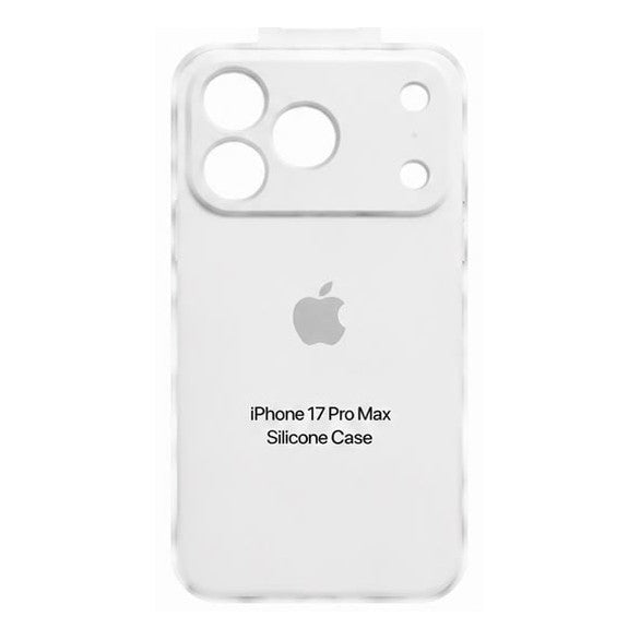 Forro de Silicona para iPhone iPhone 17 Pro Max · Blanco