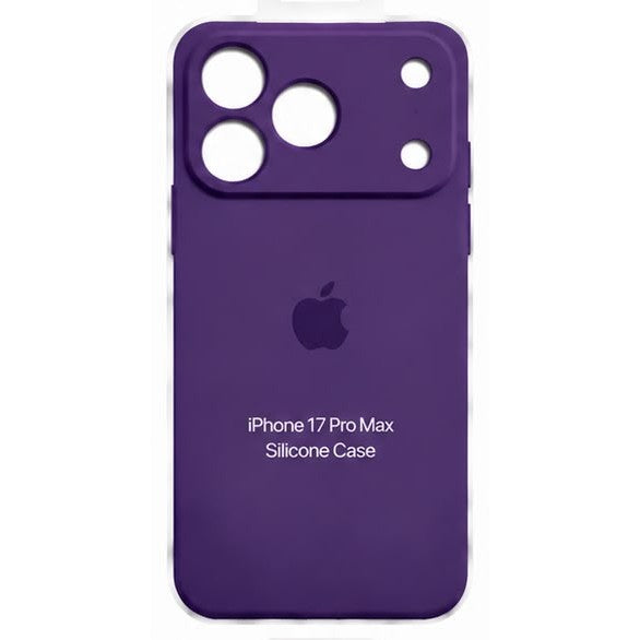 Forro de Silicona para iPhone iPhone 17 Pro Max · Morado
