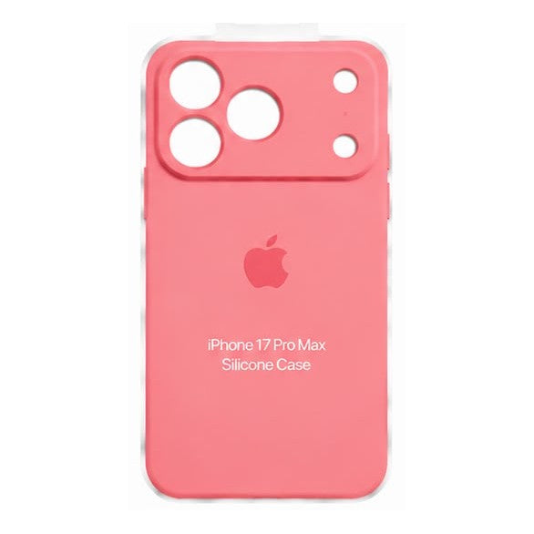 Forro de Silicona para iPhone iPhone 17 Pro Max · Rosado