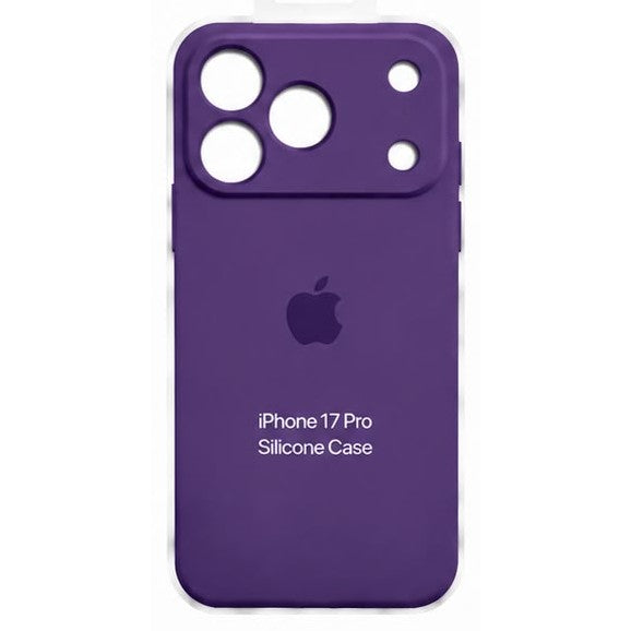 Forro de Silicona para iPhone iPhone 17 Pro · Morado