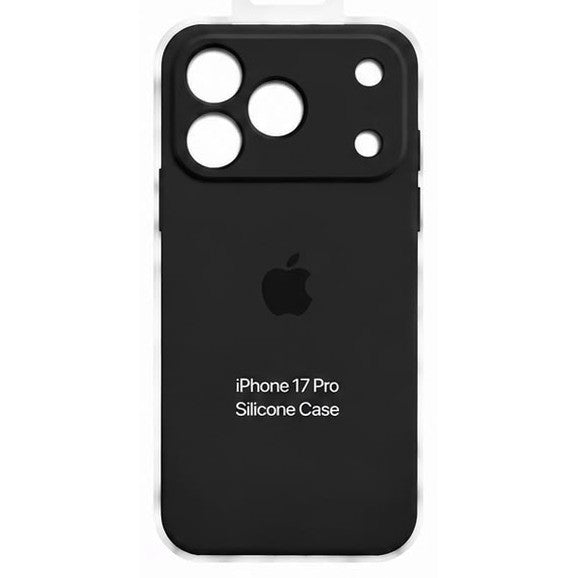 Forro de Silicona para iPhone iPhone 17 Pro · Negro