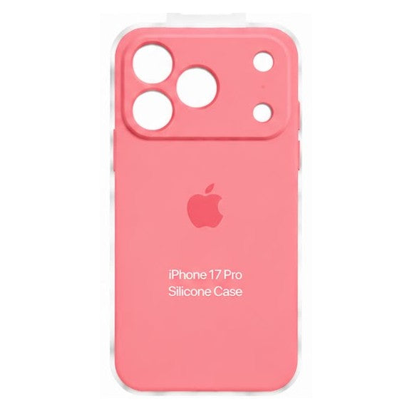 Forro de Silicona para iPhone iPhone 17 Pro · Rosado
