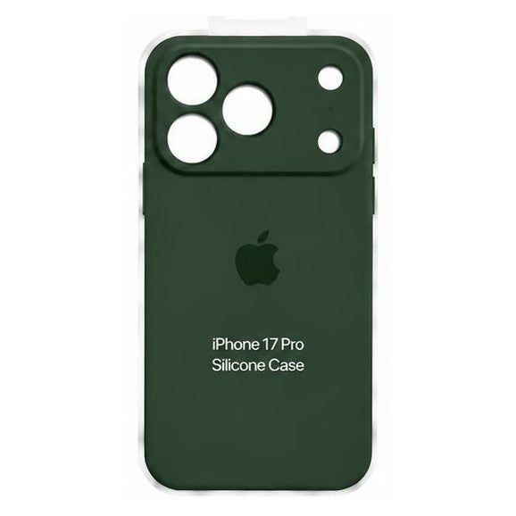 Forro de Silicona para iPhone iPhone 17 Pro · Verde oscuro