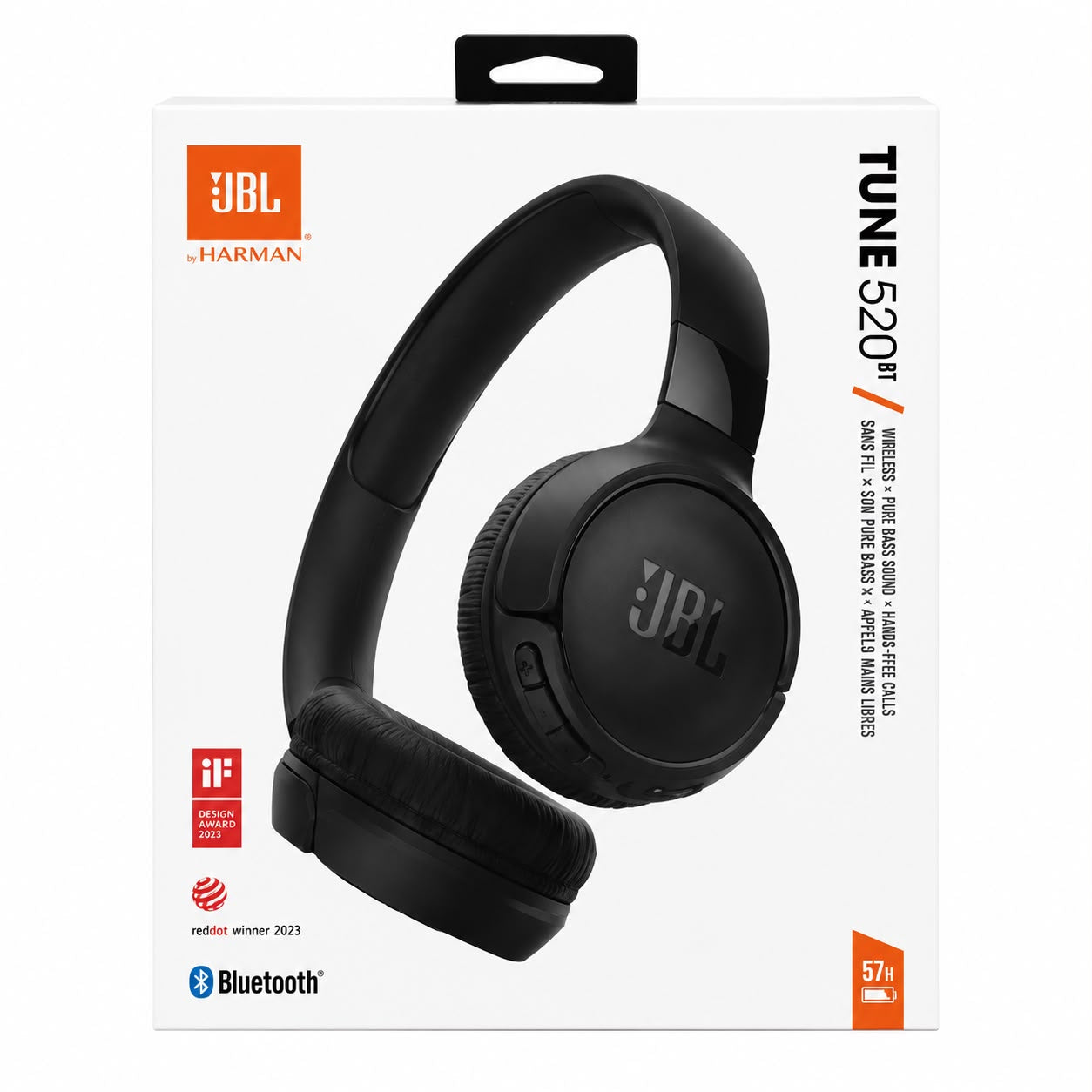 Audífonos JBL Tune 520BT · Bluetooth 57 h